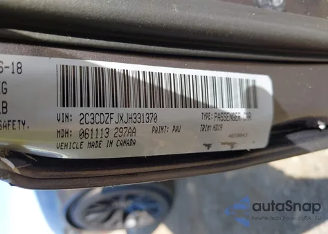 2018 Dodge Challenger R/T Scat Pack из США, поврежденный, VIN 2C3CDZFJXJH331370